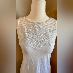 Express Small White‎ Embroidered Swimsuit Coverup Dress Summer Vacation.